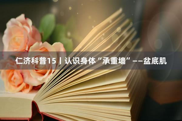仁济科普15丨认识身体“承重墙”——盆底肌